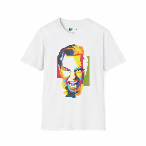 Metallica James Hetfield Face Art White T-Shirt