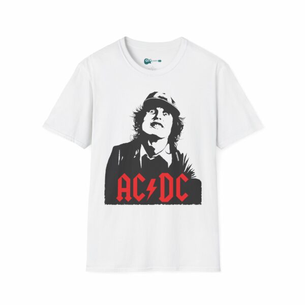 AC/DC Angus Young White T-Shirt