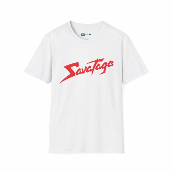 Savatage Red Logo White T-Shirt