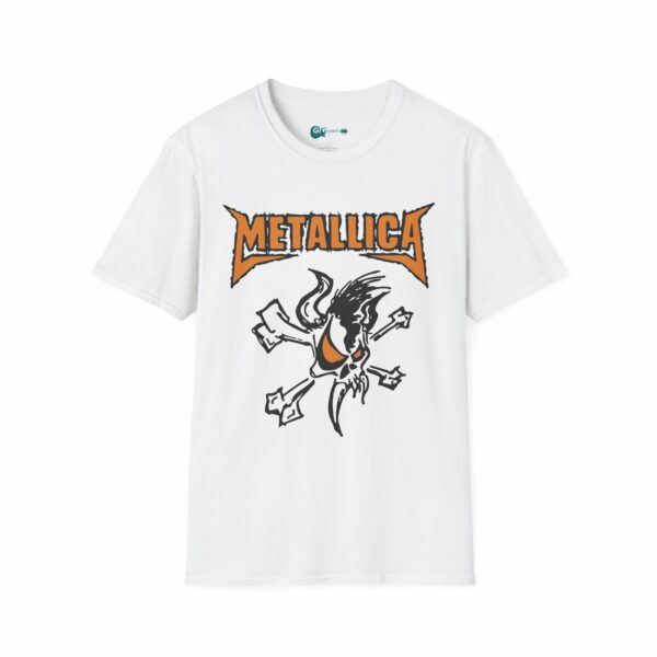 Metallica Skull and Crossbones White T-Shirt