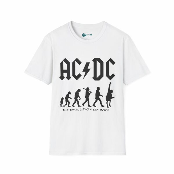 AC/DC Evolution of Rock White T-Shirt