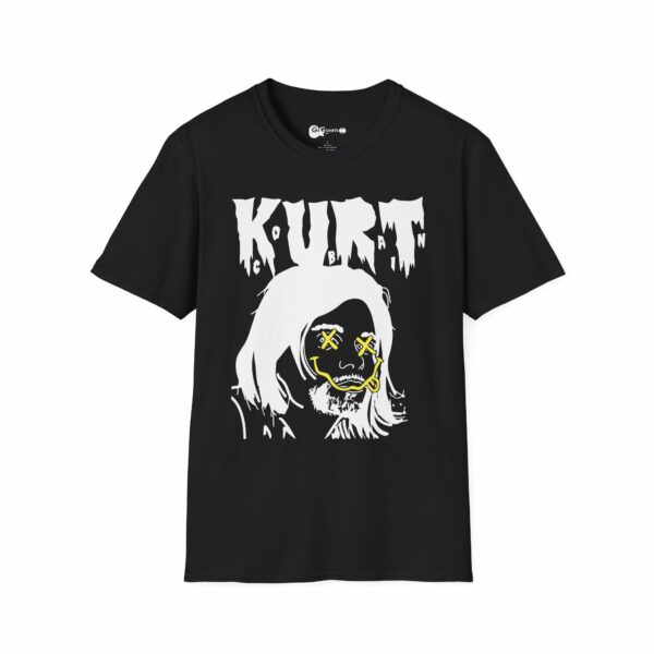 Kurt Cobain Portrait X Black T-Shirt