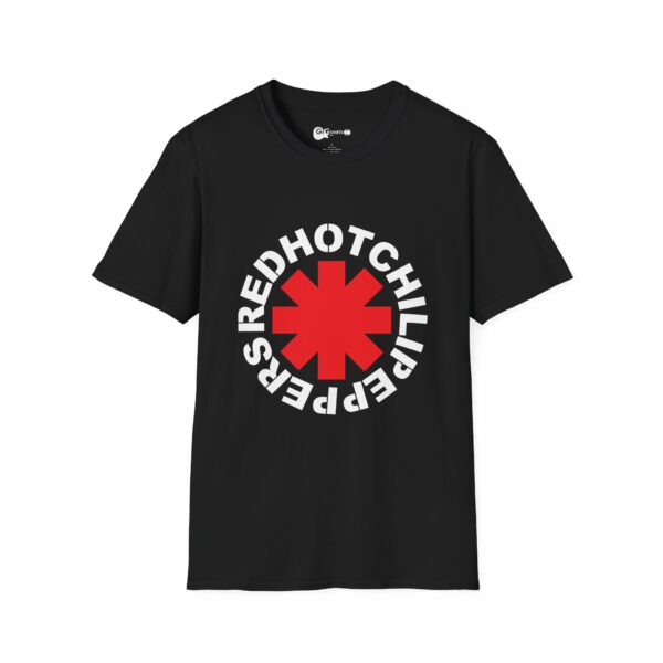 Red Hot Chili Peppers Circle Logo Black T-Shirt