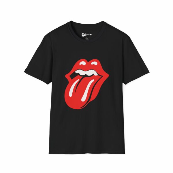 Rolling Stones Classic Tongue Logo Black T-Shirt