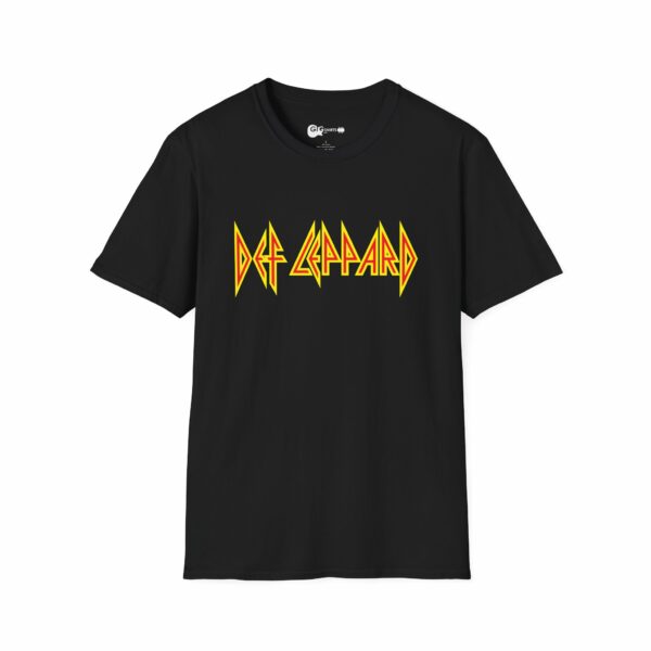 Def Leppard Classic Logo Black T-Shirt