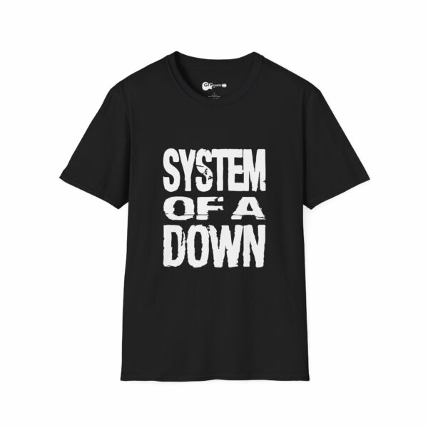 System of a Down Logo Black T-Shirt