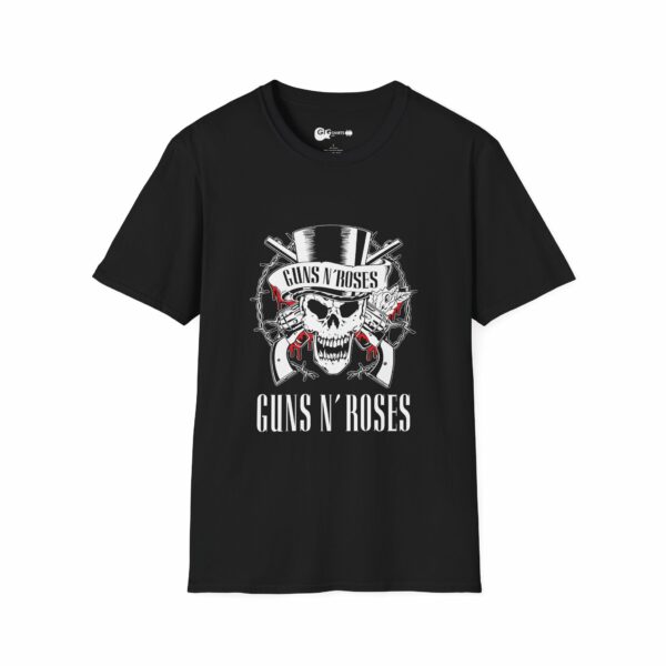 Guns N’ Roses Skull and Guns Design T-Shirt