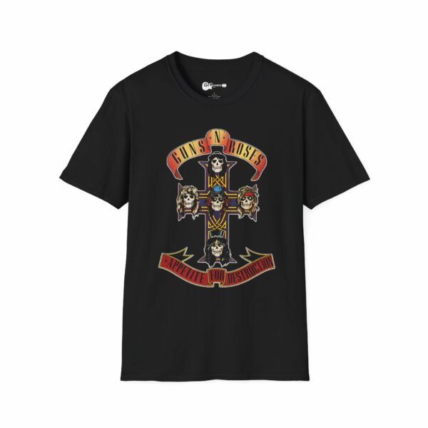 Guns N’ Roses Appetite for Destruction Classic Design Black T-Shirt