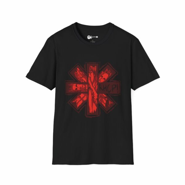 Red Hot Chili Peppers Star Design Black T-Shirt